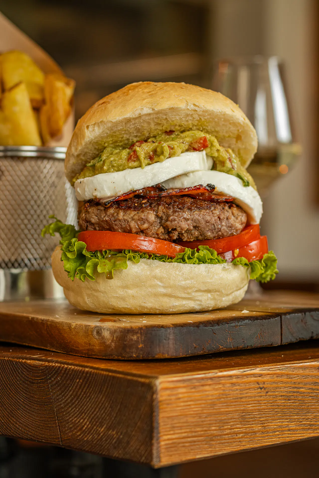 Hamburger Gourmet con guacamole